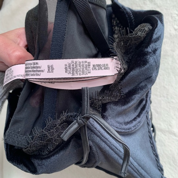 Victoria’s Secret Dream Angels Black Velvet Bustier Top - Picture 8 of 9